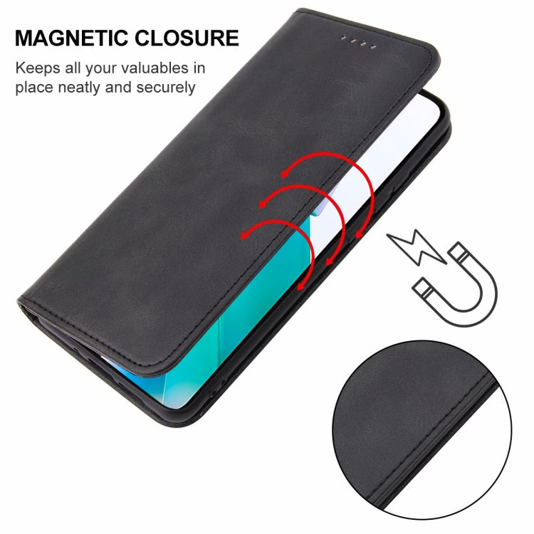 Custodia in pelle con chiusura magnetica per smartphone vivo