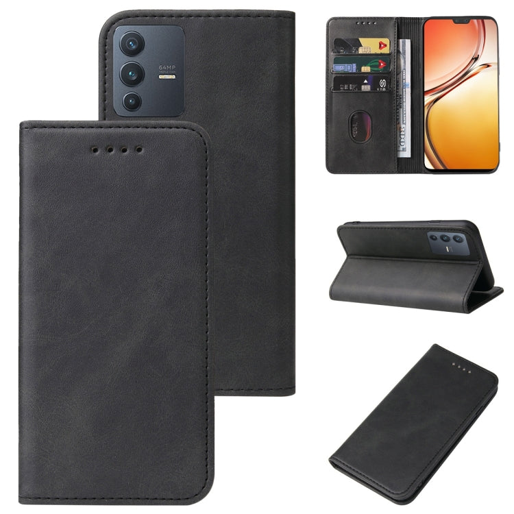 Custodia in pelle con chiusura magnetica per smartphone vivo