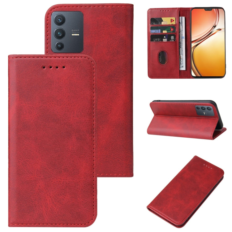 Custodia in pelle con chiusura magnetica per smartphone vivo
