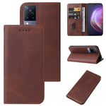 Custodia in pelle con chiusura magnetica per smartphone vivo