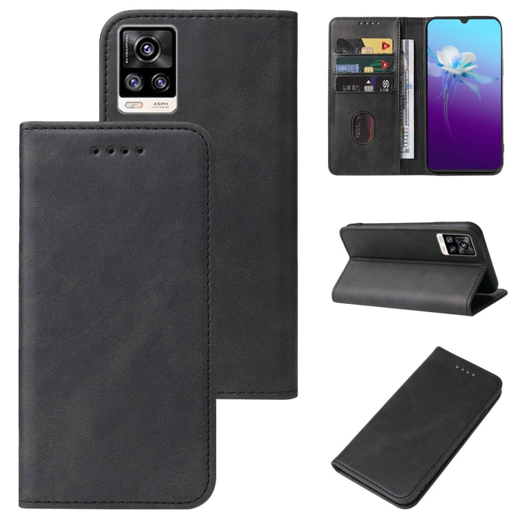 Custodia in pelle con chiusura magnetica per smartphone vivo