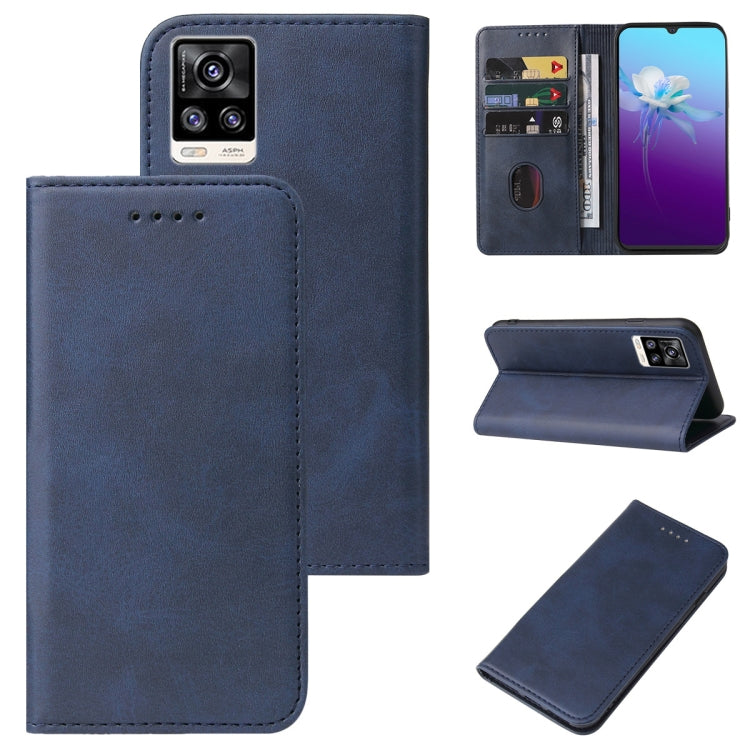Custodia in pelle con chiusura magnetica per smartphone vivo