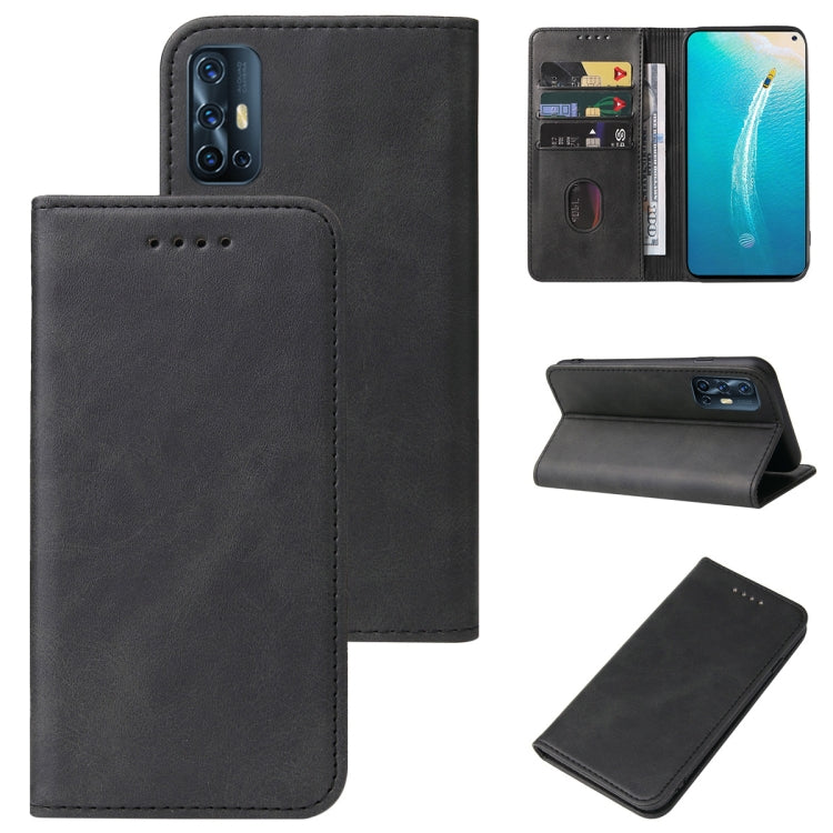 Custodia in pelle con chiusura magnetica per smartphone vivo