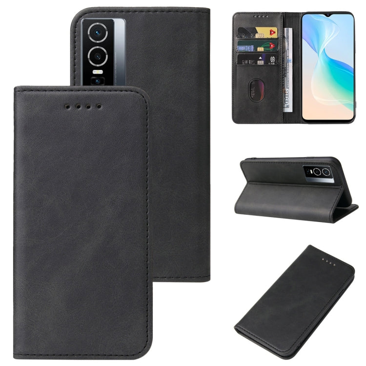 Custodia in pelle con chiusura magnetica per smartphone vivo