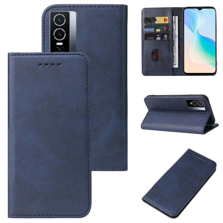 Custodia in pelle con chiusura magnetica per smartphone vivo