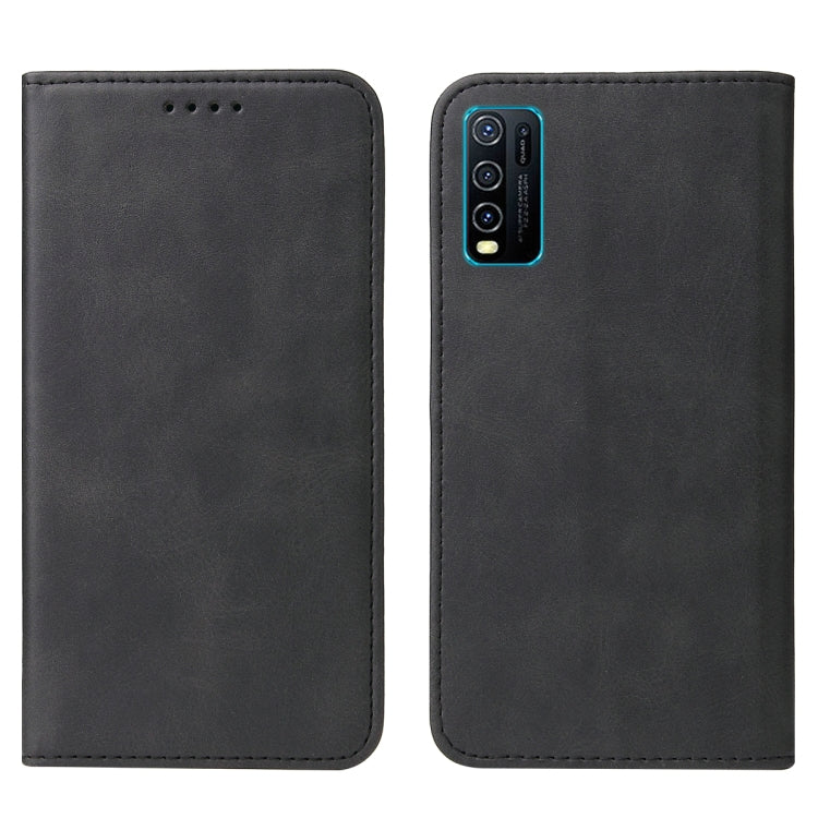 Custodia in pelle con chiusura magnetica per vivo Y20s e modelli compatibili