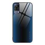 Custodia TPU con vetro sfumato per vivo S9e, vivo V21, vivo V15 e OnePlus Nord 2