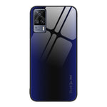 Custodia TPU con vetro sfumato per vivo S9e, vivo V21, vivo V15 e OnePlus Nord 2