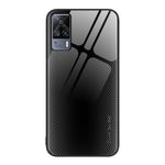 Custodia TPU con vetro sfumato per vivo S9e, vivo V21, vivo V15 e OnePlus Nord 2
