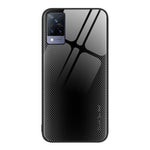 Custodia TPU con vetro sfumato per vivo S9e, vivo V21, vivo V15 e OnePlus Nord 2