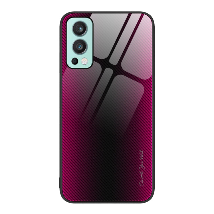 Custodia TPU con vetro sfumato per vivo S9e, vivo V21, vivo V15 e OnePlus Nord 2