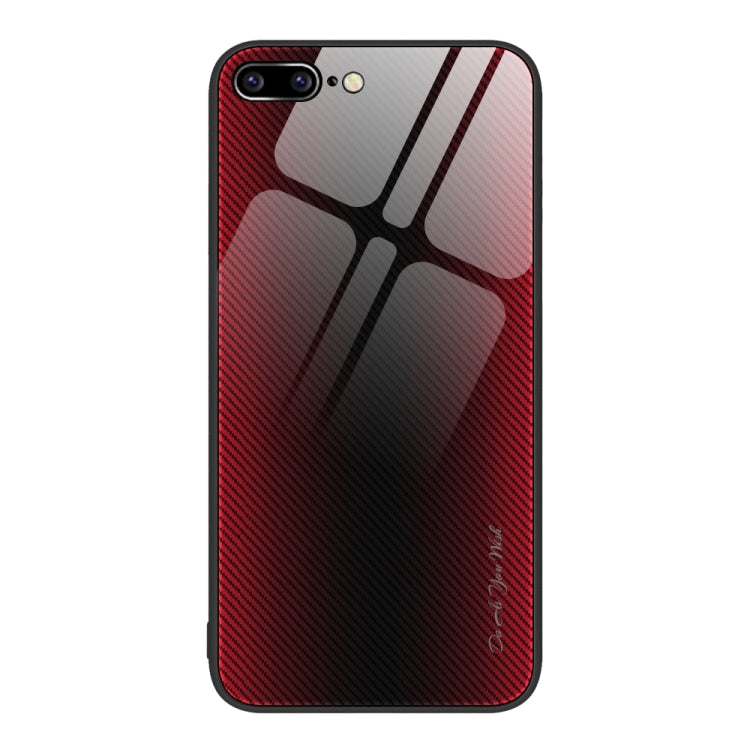 Custodia TPU con vetro sfumato per iPhone 8 Plus e 7 Plus
