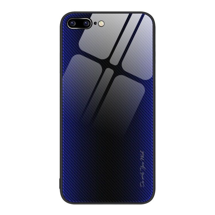 Custodia TPU con vetro sfumato per iPhone 8 Plus e 7 Plus