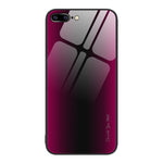 Custodia TPU con vetro sfumato per iPhone 8 Plus e 7 Plus