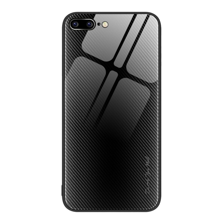 Custodia TPU con vetro sfumato per iPhone 8 Plus e 7 Plus
