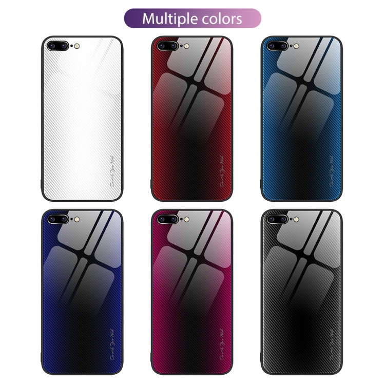 Custodia TPU con vetro sfumato per iPhone 8 Plus e 7 Plus