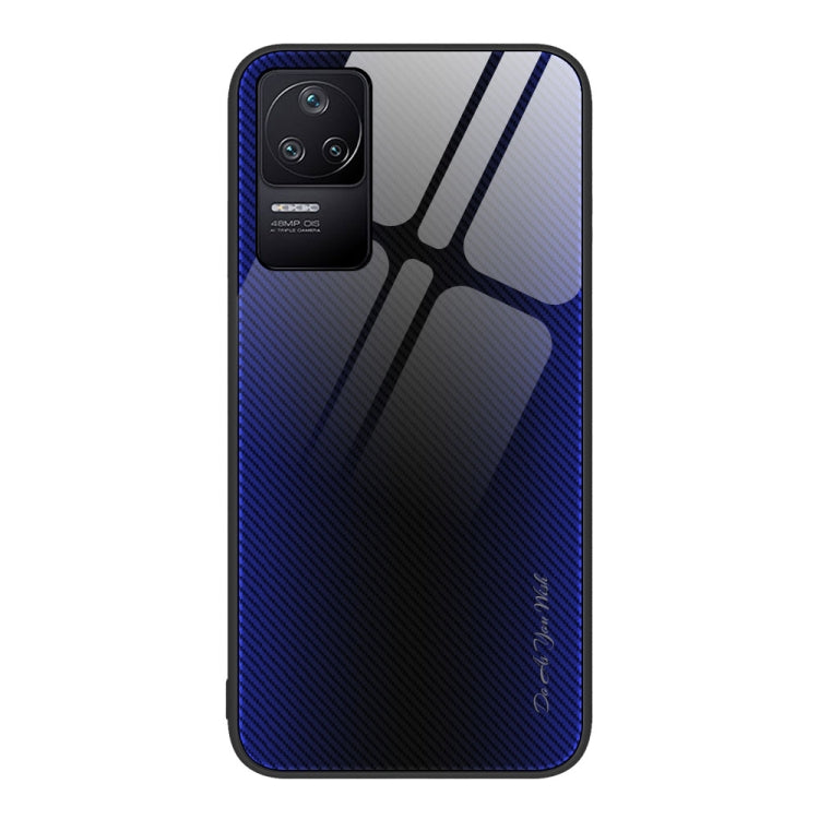 Custodia TPU con vetro sfumato per Xiaomi Redmi K50, K50 Pro, Note 10 Pro e Note