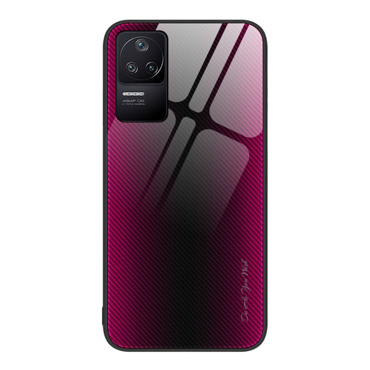 Custodia TPU con vetro sfumato per Xiaomi Redmi K50, K50 Pro, Note 10 Pro e Note