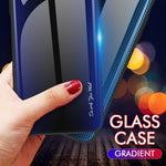 Custodia TPU con vetro sfumato per Xiaomi Redmi K50, K50 Pro, Note 10 Pro e Note