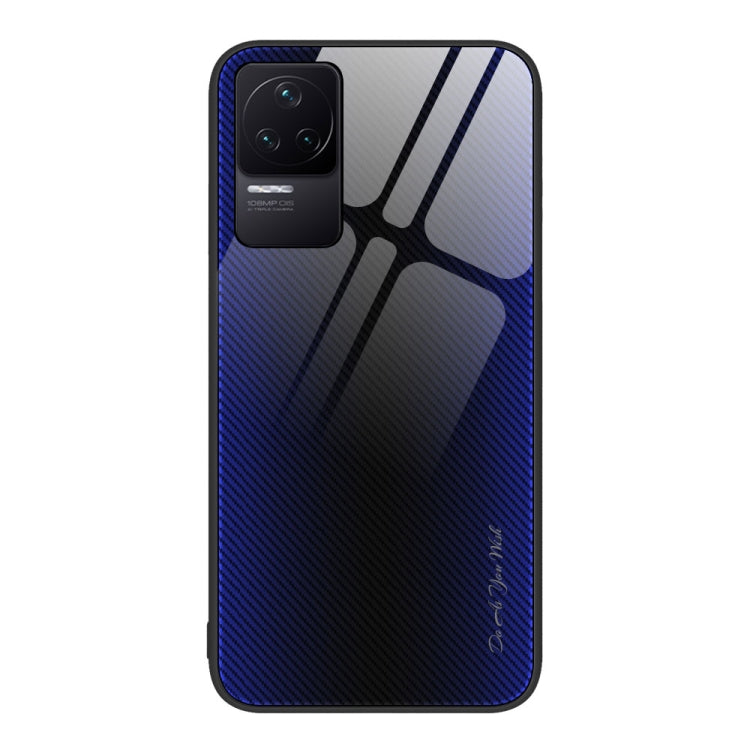 Custodia TPU con vetro sfumato per Xiaomi Redmi K50, K50 Pro, Note 10 Pro e Note