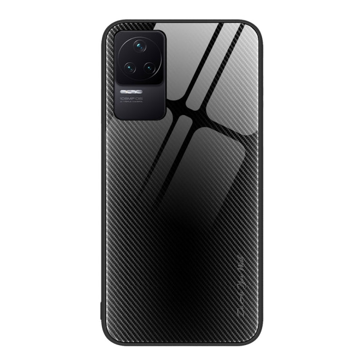 Custodia TPU con vetro sfumato per Xiaomi Redmi K50, K50 Pro, Note 10 Pro e Note