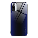 Custodia TPU con vetro sfumato per Xiaomi Redmi K50, K50 Pro, Note 10 Pro e Note