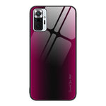 Custodia TPU con vetro sfumato per Xiaomi Redmi K50, K50 Pro, Note 10 Pro e Note