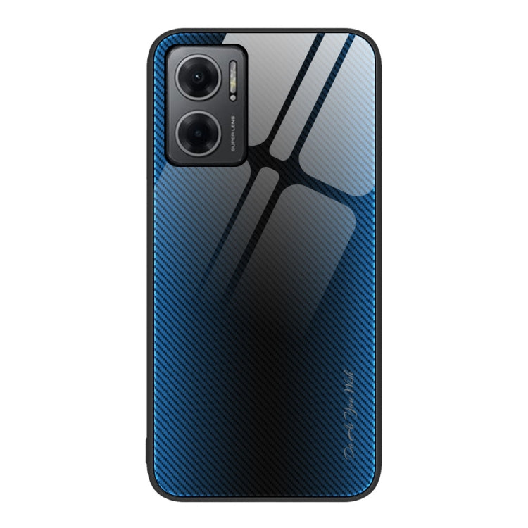 Custodia TPU con vetro sfumato per Xiaomi Redmi K50, K50 Pro, Note 10 Pro e Note