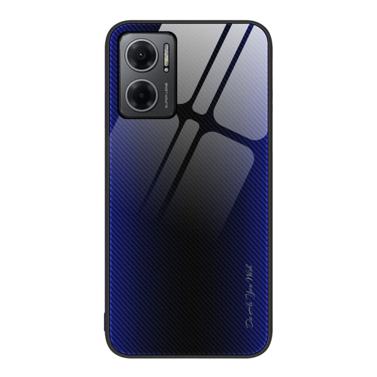 Custodia TPU con vetro sfumato per Xiaomi Redmi K50, K50 Pro, Note 10 Pro e Note