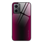 Custodia TPU con vetro sfumato per Xiaomi Redmi K50, K50 Pro, Note 10 Pro e Note