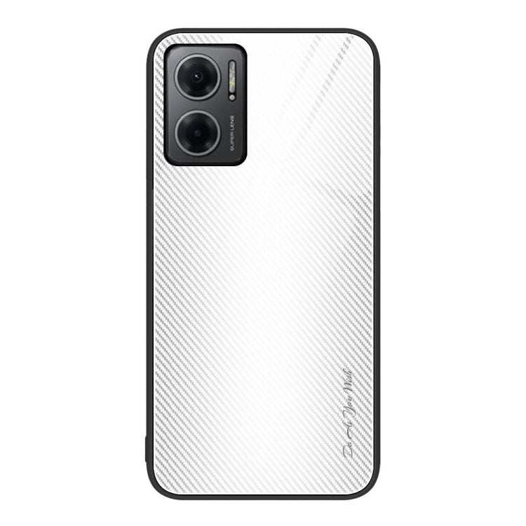 Custodia TPU con vetro sfumato per Xiaomi Redmi K50, K50 Pro, Note 10 Pro e Note