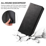 Custodia in pelle con chiusura magnetica per Xiaomi Mi 10T Pro e modelli