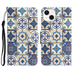 Custodia portafoglio in pelle per iPhone 14 con supporto