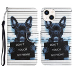 Custodia portafoglio in pelle per iPhone 14 con supporto