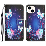 Custodia portafoglio in pelle per iPhone 14 con supporto