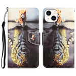 Custodia portafoglio in pelle per iPhone 14 con supporto
