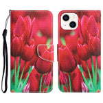 Custodia portafoglio in pelle per iPhone 14 con supporto