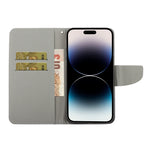 Custodia portafoglio in pelle per iPhone 14 Pro Max