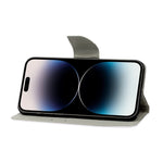 Custodia portafoglio in pelle per iPhone 14 Pro Max