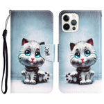 Custodia portafoglio in pelle per iPhone 14 Pro Max
