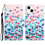 Custodia portafoglio in pelle per iPhone 13 con supporto