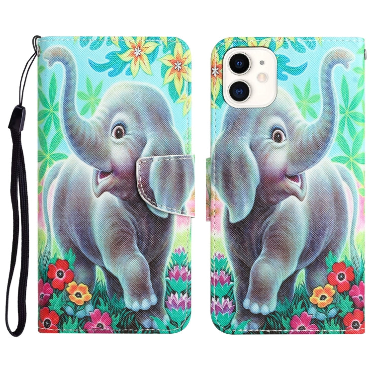 Custodia portafoglio in pelle per iPhone 12 mini