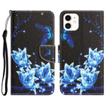 Custodia portafoglio in pelle per iPhone 12 mini