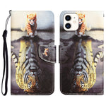 Custodia portafoglio in pelle per iPhone 12 mini