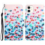 Custodia portafoglio in pelle per iPhone 11