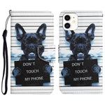 Custodia portafoglio in pelle per iPhone 11