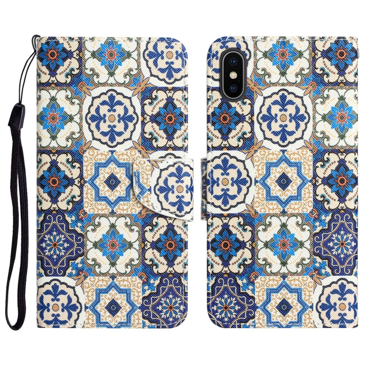 Custodia portafoglio in pelle per iPhone XS Max
