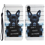Custodia portafoglio in pelle per iPhone XS Max