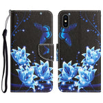 Custodia portafoglio in pelle per iPhone XS Max