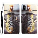 Custodia portafoglio in pelle per iPhone XS Max